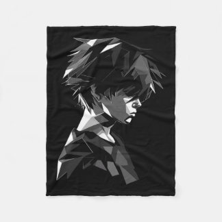 Anime Manga Motif Polygon Artwork Anime Fleecefilt