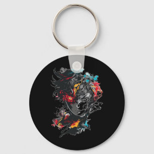 Anime Manga Motif Tattoo Art Anime Nyckelring