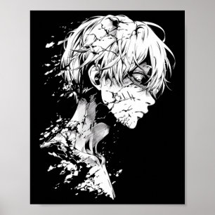 Anime Manga Motif Teckning Artwork Anime Poster