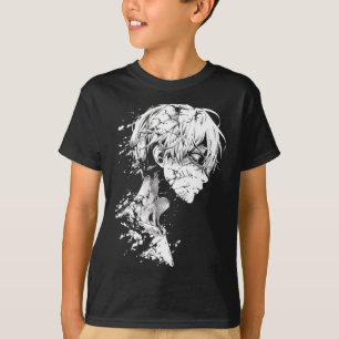 Anime Manga Motif Teckning Artwork Anime T Shirt