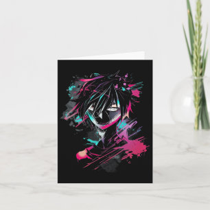 Anime Manga Motiv Abstrakt Illustration Anime Kort