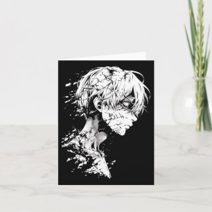 Anime Manga Motiv Ritning Konstverk Anime Kort