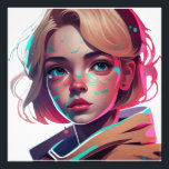 Anime manga pop art älskare ansikte-tecken tecknad fototryck<br><div class="desc">Anime manga pop art älskare ansikte tecknad Välkommen till vår butik! Vi specialiserar oss på att skapa roligtar som inspirerats av den senaste utvecklingen</div>