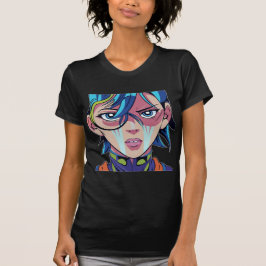 Anime manga pop art älskare pop älskare tecknad t shirt