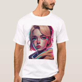 Anime manga pop art älskare pop älskare tecknad t shirt