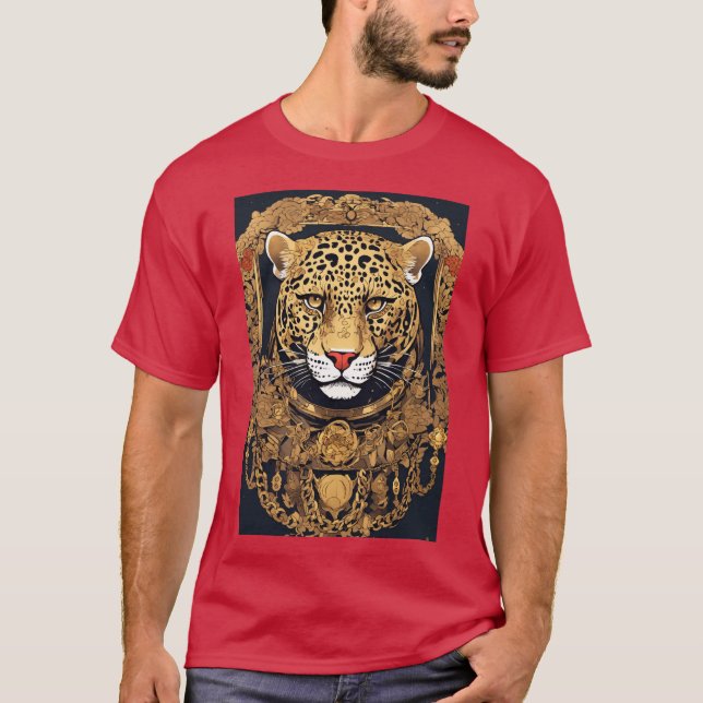 Anime manga Robot Jaguar tatuerar t-shirt (Framsida)