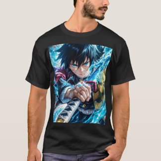 Anime manga-svärd t shirt