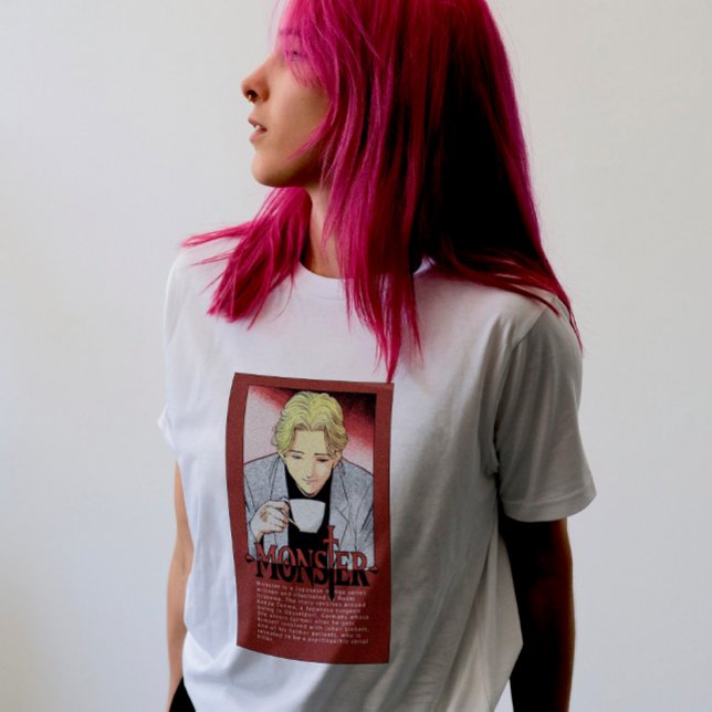Anime Manga Tecknad Monster Johan Liebert T Shirt (Skapare uppladdad)
