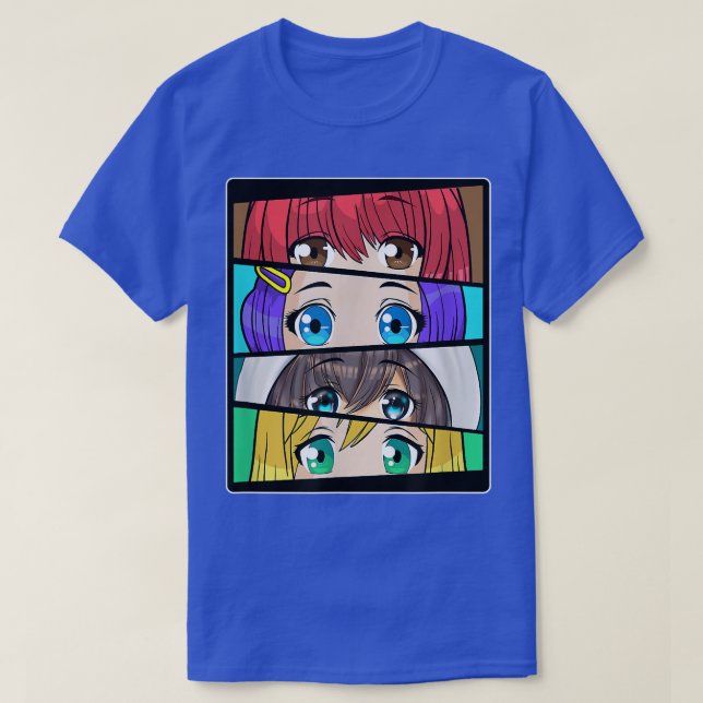 Anime Manga Tecknad Nerd Japan Cosplay Kawaii T-Sh T Shirt (Design framsida)