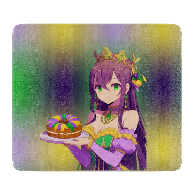 Anime Mardi Gras King Cake (Framsidan)