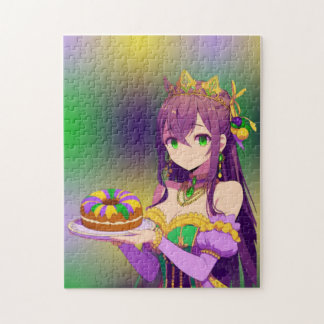 Anime Mardi Gras King cake Pussel