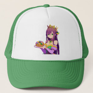 Anime Mardi Gras Kung tårta Keps