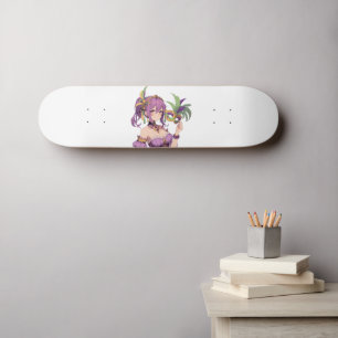 Anime Mardi Gras mask Mini Skateboard Bräda 18,5 Cm