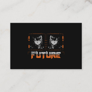 Anime Mecha-flickor Visitkort