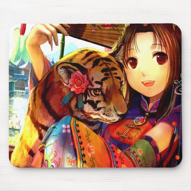 Anime med tigern musmatta (Framsidan)