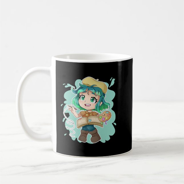 Anime Merch är bara en flicka som Kärlekar djur oc Kaffemugg (Vänster)