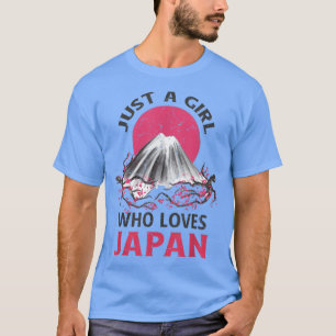 Anime Merch Factory Bara en flicka som Kärlek Japa T Shirt