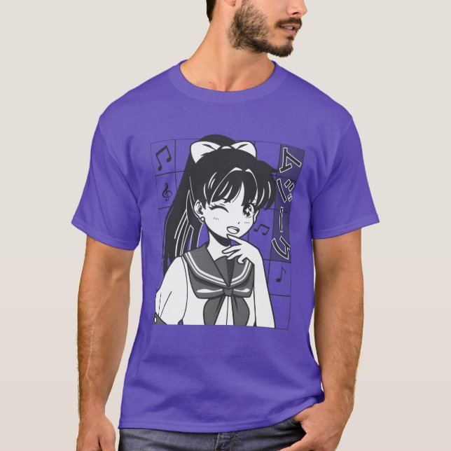 Anime-musik T Shirt (Framsida)