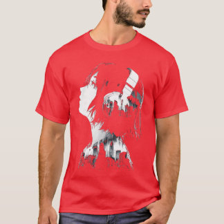 Anime-musikhörlurar Kvinnor pojke T Shirt