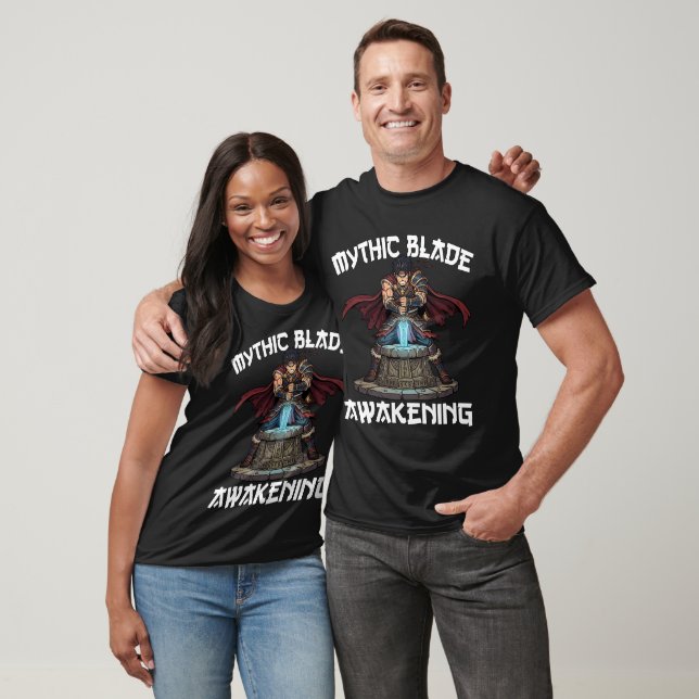 ANIME - MYTISK SVÄRD UPPVÄCKANDE T SHIRT (Unisex)