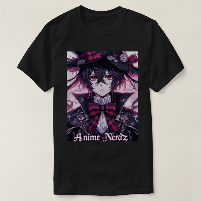 Anime Nerdz "Mörk Dream Boy" T-Shirt (Design framsida)