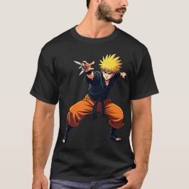 Anime Ninja Warrior- Action-Packed Shinobi Fighter T Shirt