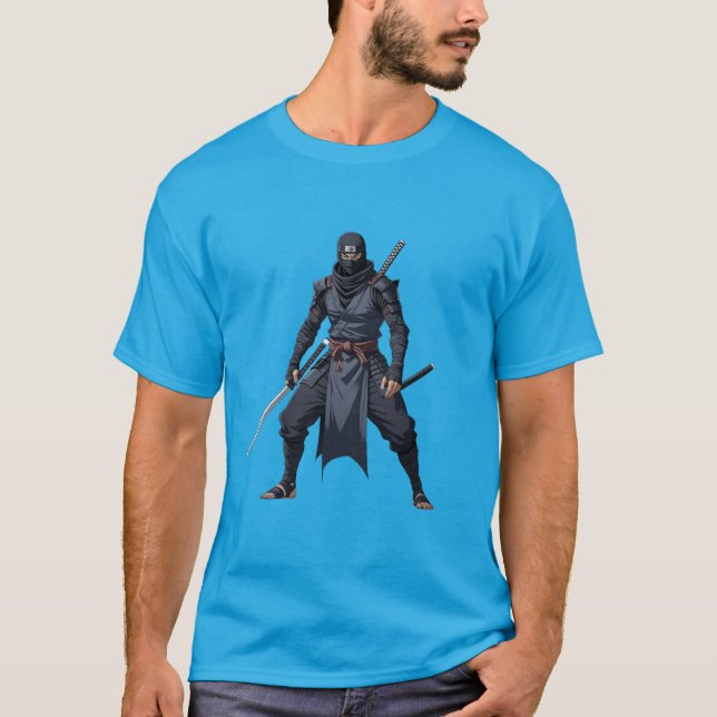 Anime Ninja Warrior T-Shirt (Framsida)