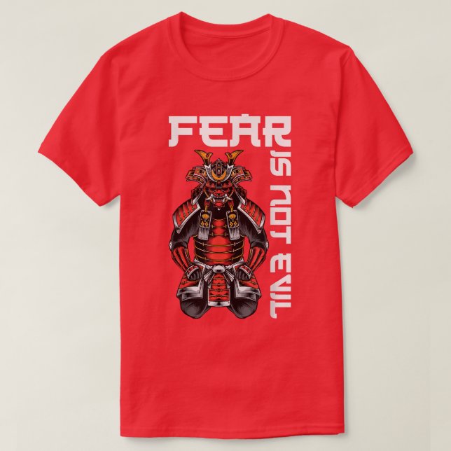 Anime Ninjas - Fear Is Not Evil - Samurais - Katan T Shirt (Design framsida)
