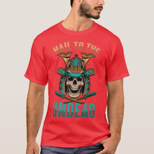 Anime Ninjas Hail till Odödan Samurais Manga T Shirt