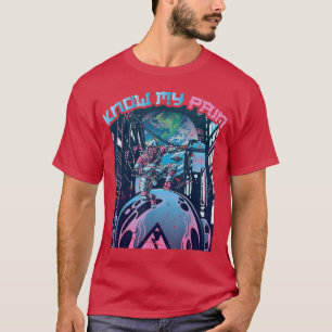 Anime Ninjas - Know My Pain - Samurais - Manga - O T Shirt