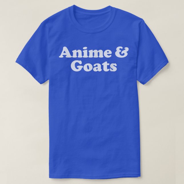 Anime och getter eller Goat Kawaii T-Shirt (Design framsida)