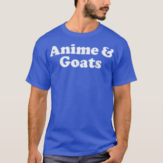 Anime och getter eller Goat Kawaii T-Shirt