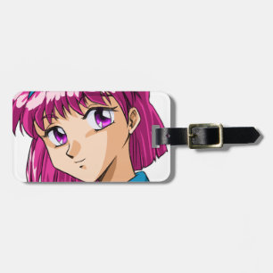 Anime och Manga Ansikte Bagagebricka