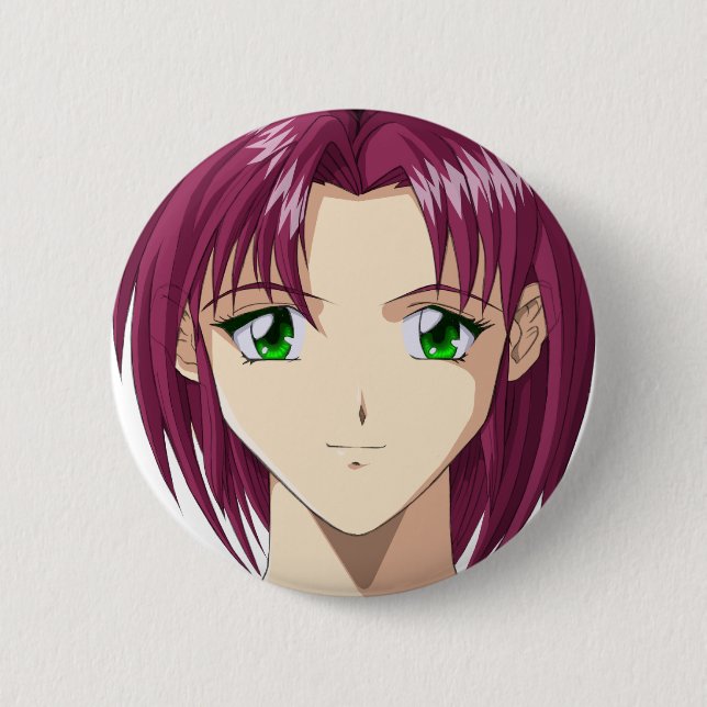 Anime och Manga Ansikte Knapp (Framsida)