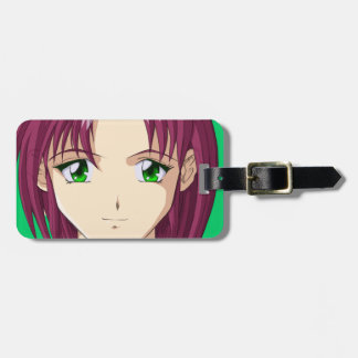 Anime och Manga ansikten Bagagebricka