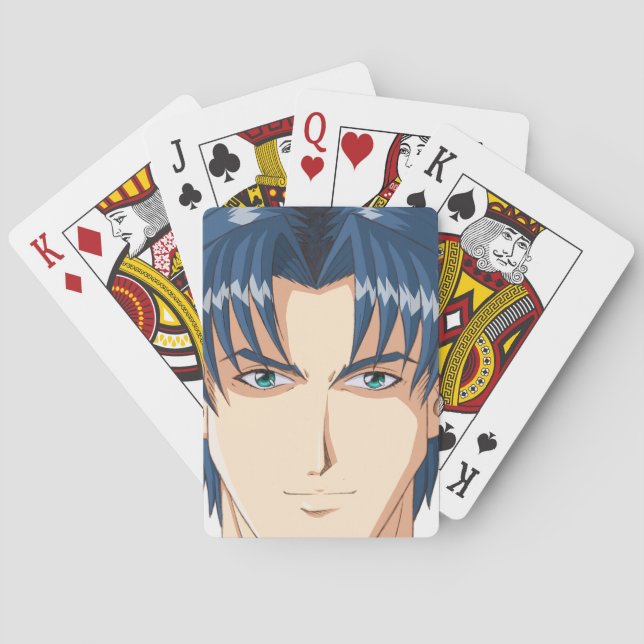 Anime och Manga ansikten Kortlek (Baksidan)