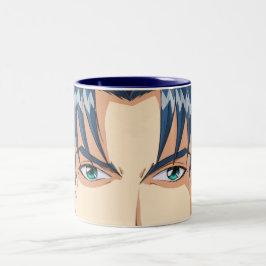 Anime och Manga ansikten Två-Tonad Mugg