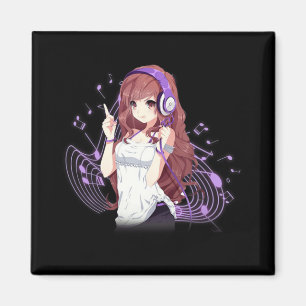 Anime och Music Merch Kawaii Manga Otaku för Tonår Magnet