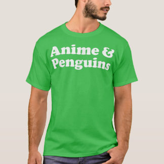 Anime och Penguins eller Penguin Kawaii  T Shirt