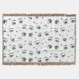 ANIME ÖGA MÖNSTER DESIGN FILT