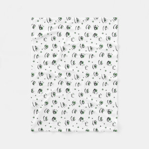 ANIME ÖGA MÖNSTER DESIGN FLEECEFILT