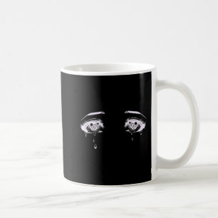 Anime Öga Pastel Goth Aesthetic Tee Kaffemugg