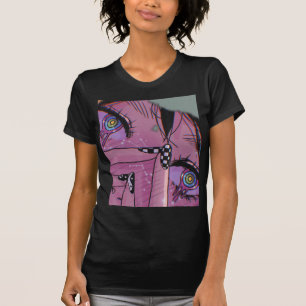 Anime Öga Pastel Kawaii Girl Aesthetic JapO T Shirt