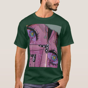 Anime Öga Pastel Kawaii Girl Aesthetic JapO T Shirt