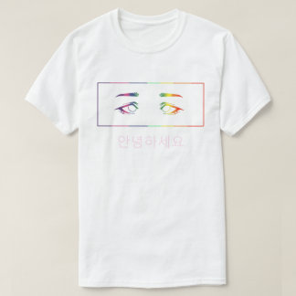 Anime Öga Rainbow T-Shirt [hej]