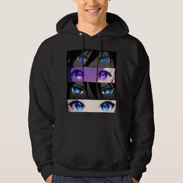 Anime ögon hoodie (Framsida)