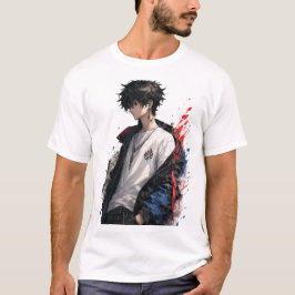 Anime-ögon "JAG SER DIG" Vit T-Shirt | Original An