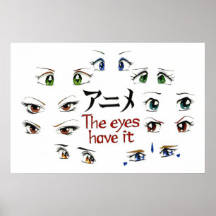 Anime: Ögonen har den Poster