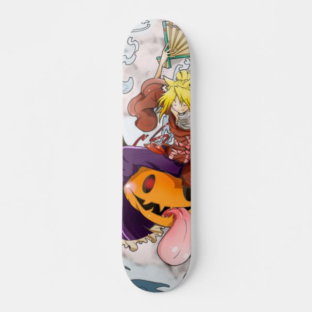 Anime Old School Skateboard Bräda 21,6 Cm (Framsida)