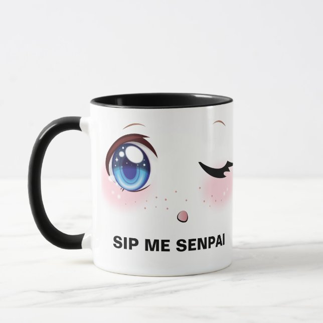 Anime Otaku Kaffe koppar Kopp (Vänster)